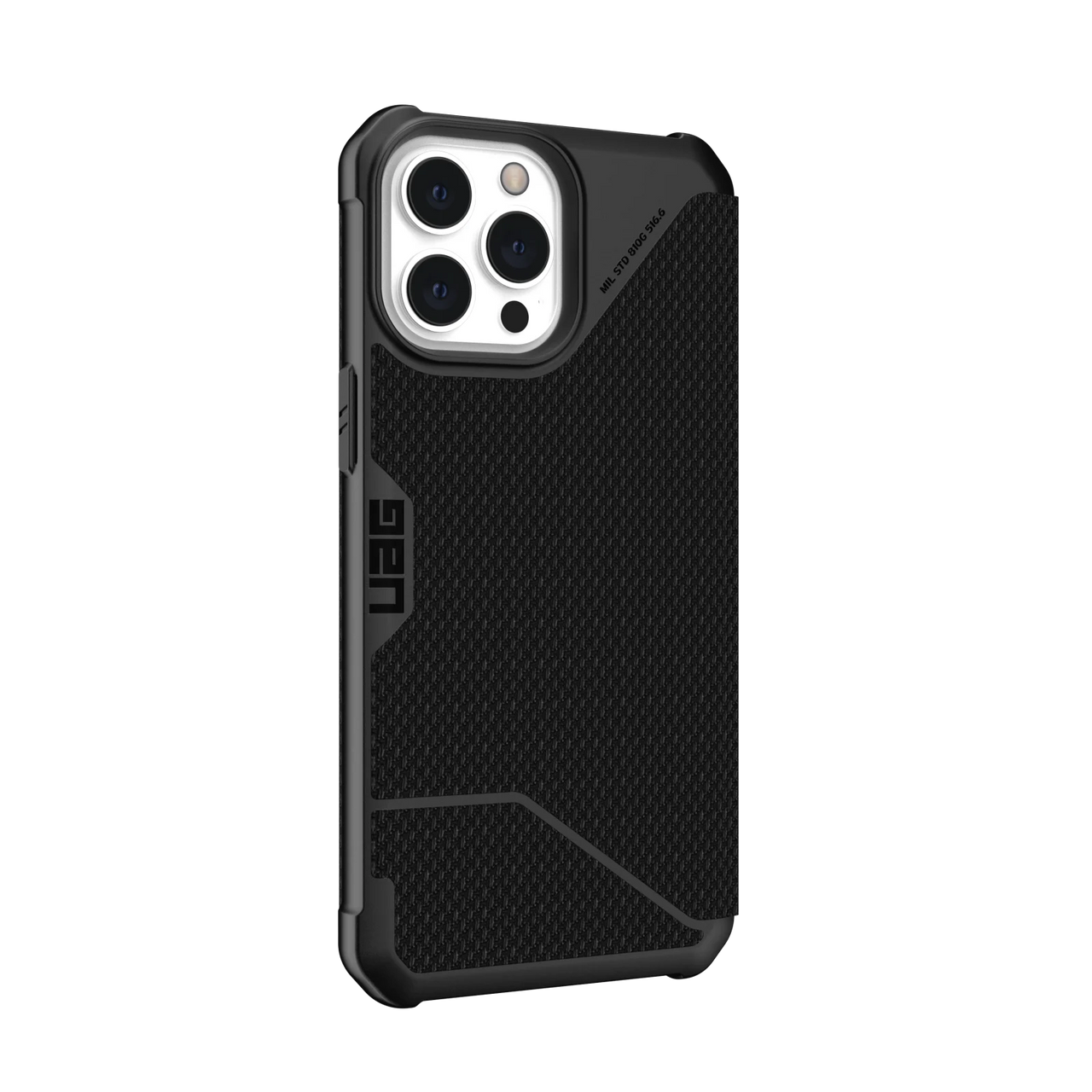 UAG Metropolis Folio 5G Case for iPhone 13 Pro Max - Kevlar Black