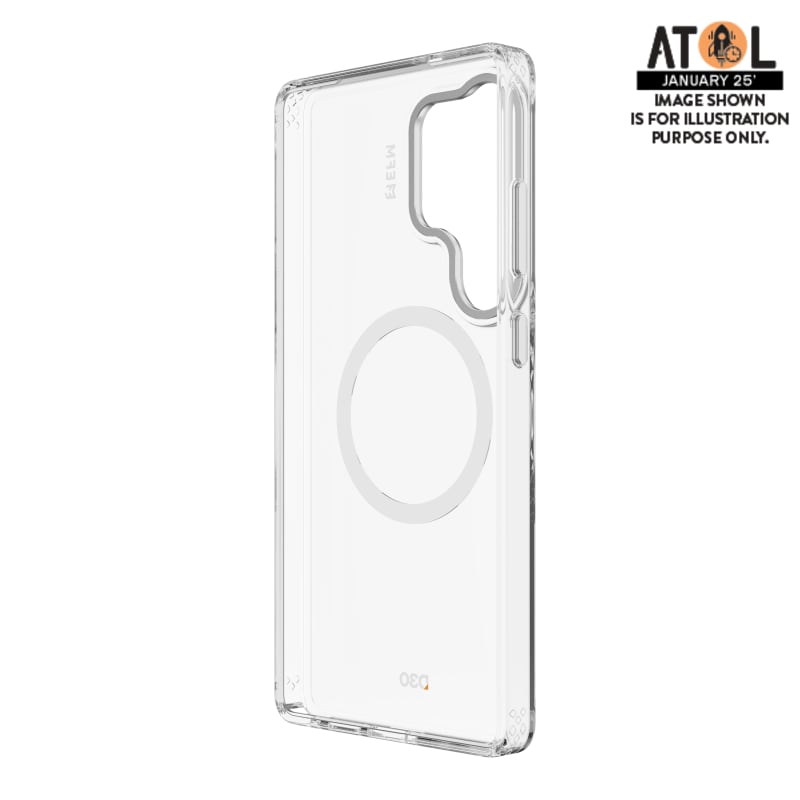 EFM Volta Case with D3O BIO for Samsung Galaxy S25 Ultra - Clear