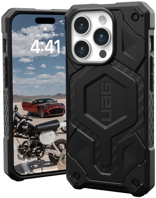 Uag Monarch Pro iPhone 15 Pro Case - Black