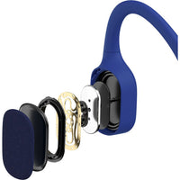 Thumbnail for Shokz OpenSwim Wireless Waterproof OpenEar MP3 Bone Conduction Headphones- Blue