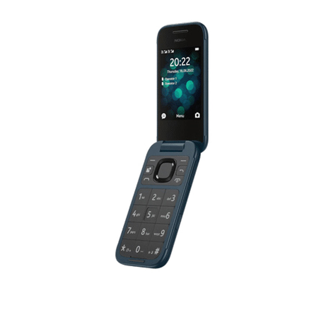 OPEN BOX Nokia 2660 Dual SIM 4G FLIP BIG Button Phone Unlocked - Blue | 12M Warranty