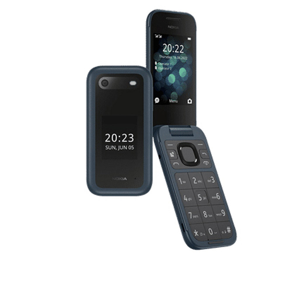 OPEN BOX Nokia 2660 Dual SIM 4G FLIP BIG Button Phone Unlocked - Blue | 12M Warranty