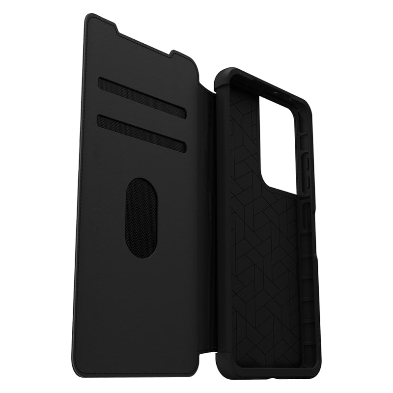 Otterbox Strada Folio Case For Samsung Galaxy S21 Ultra 5G - Black