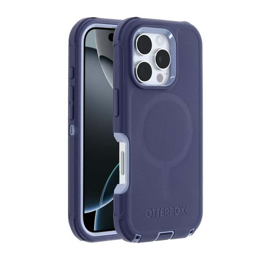 OtterBox Defender MagSafe Back Case for iPhone 16 Pro - Purple