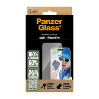 Thumbnail for PanzerGlass®Ultra-Wide Fit Screen Protector For iPhone 16 Pro - Clear