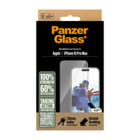 Thumbnail for PanzerGlass® Ultra-Wide Fit Screen Protector For iPhone 16 Pro Max - Clear