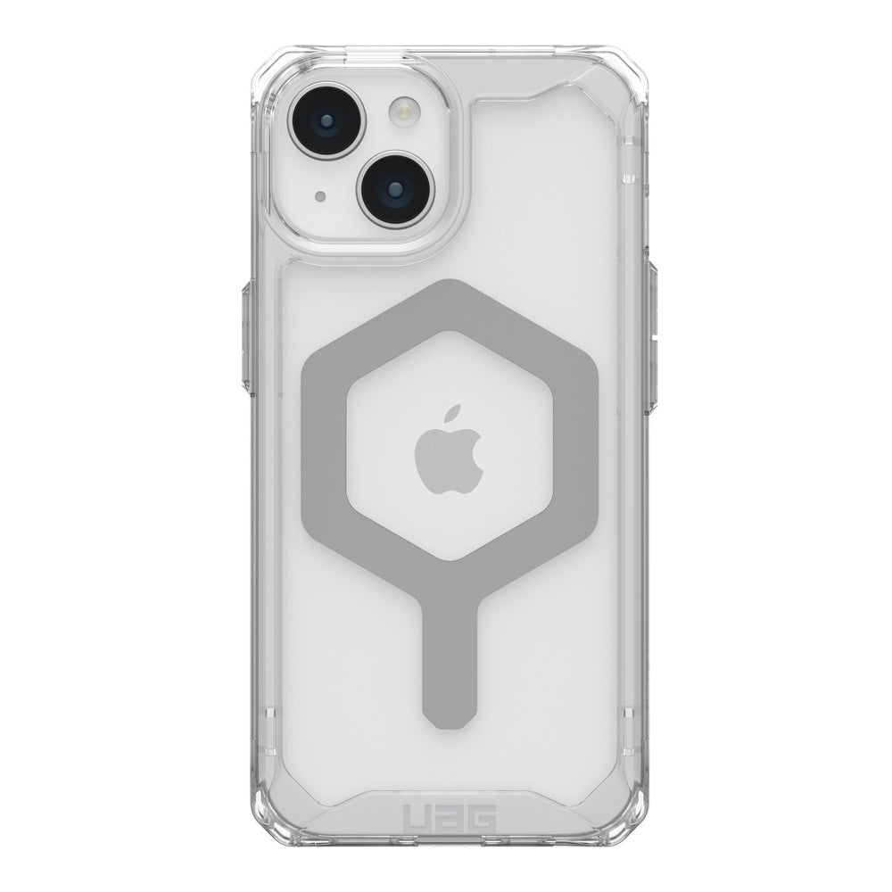 UAG Plyo MagSafe Case for iPhone 15- Ice/Silver