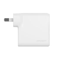 Thumbnail for Cygnett Powerplus 45W Multiport Wall Charger AU - White