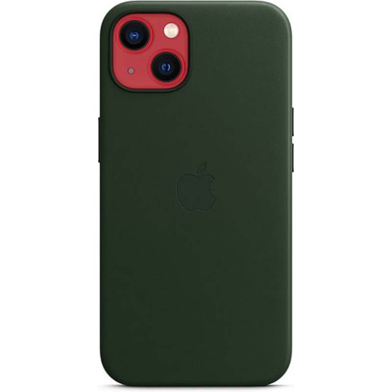 Apple iPhone 13 Leather Case with MagSafe - Sequoia Green