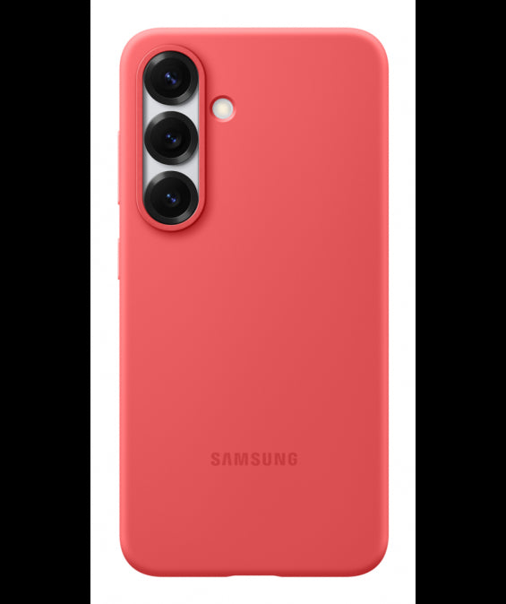 Samsung Silicone Back Case for Galaxy S25 - Red