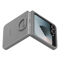 Thumbnail for Samsung Silicone Case with Ring for Galaxy Z Flip6 - Grey