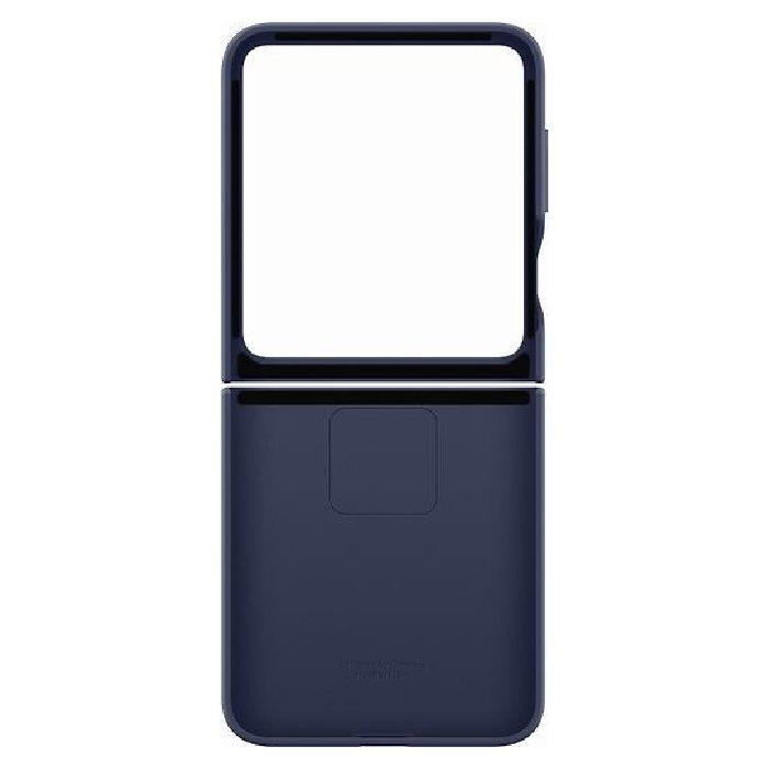 Samsung Silicone Case with Ring for Galaxy Z Flip6 - Dark Blue