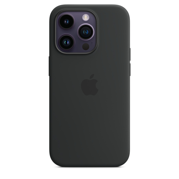 Apple iPhone 14 Pro Silicone Case with MagSafe - Midnight Black