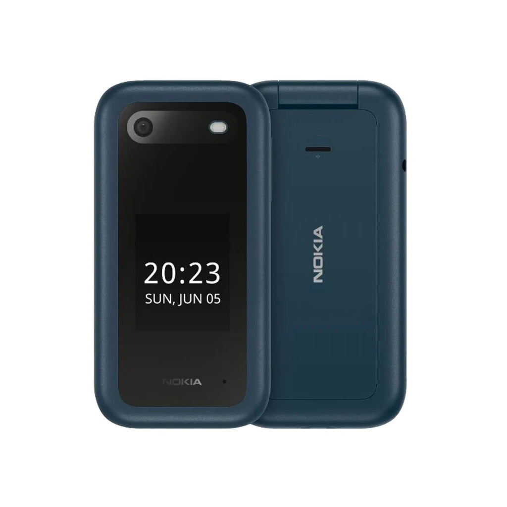 OPEN BOX Nokia 2660 Dual SIM 4G FLIP BIG Button Phone Unlocked - Blue | 12M Warranty