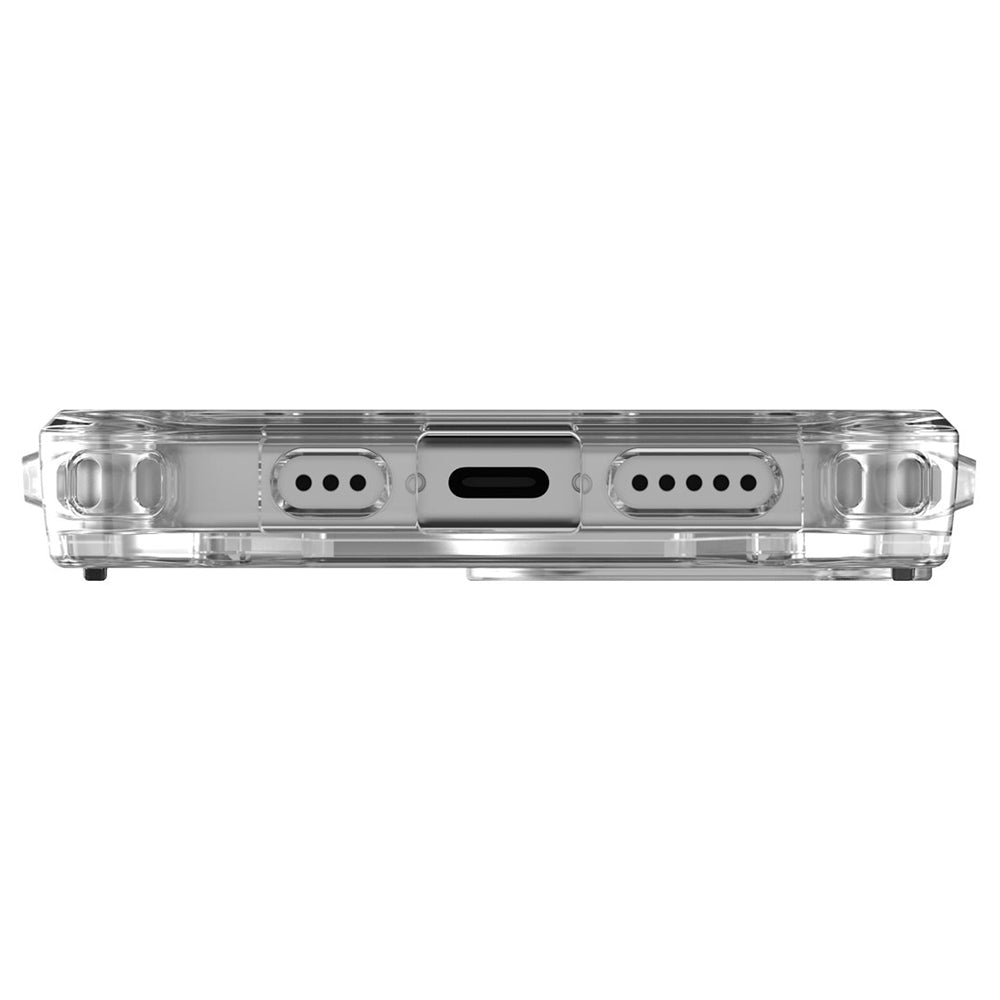 UAG Plyo MagSafe Case for iPhone 15- Ice/Silver