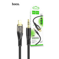 Thumbnail for Hoco Lightning to 3.5mm AUX Audio Adapter Cable - Black