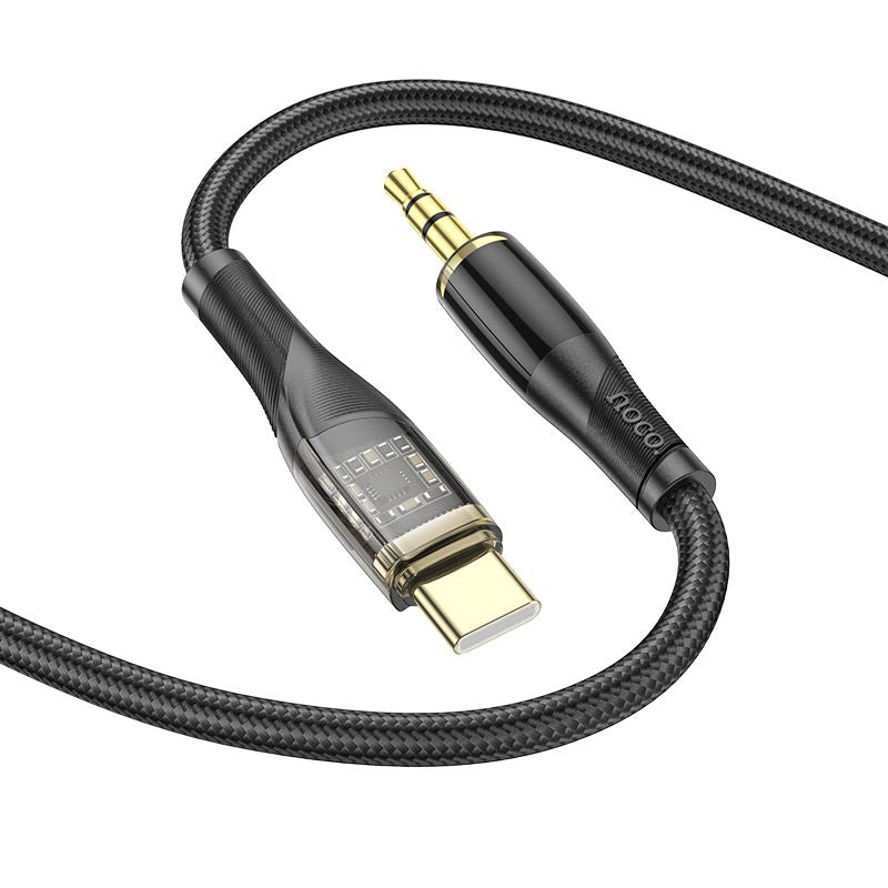 Hoco UPA25 USB-C to 3.5mm Cable - Black