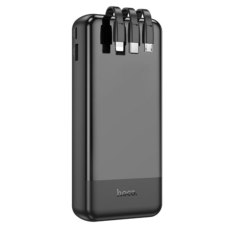 Hoco J114a 20000mAh All Cable and Digital Display Power Bank - Black