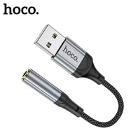 Thumbnail for Hoco LS36 USB-C to 3.5mm Adapter - Black