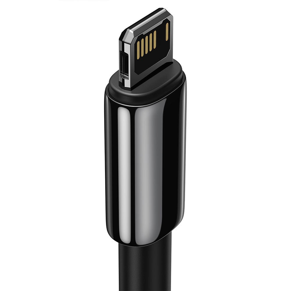 Baseus Tungsten Gold Fast Charging Data Cable USB-A to Lightning 2m - Black