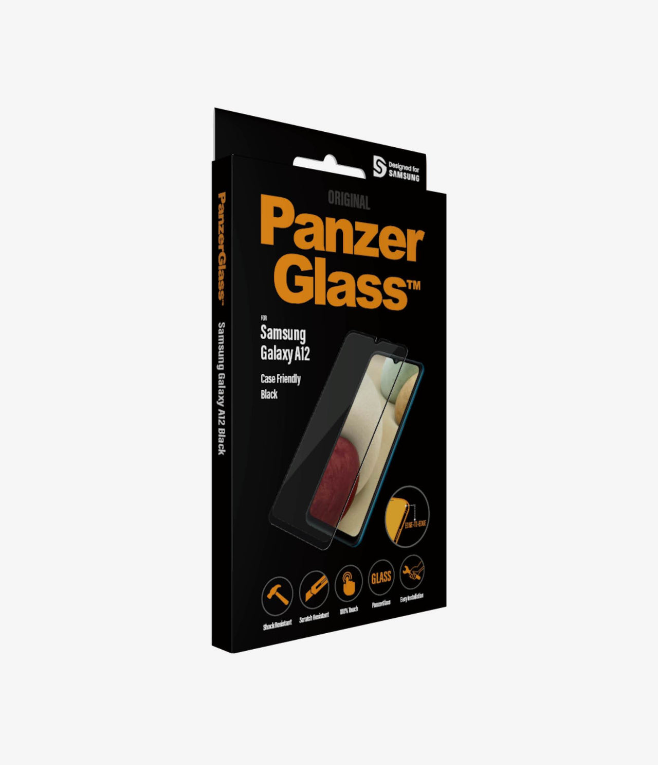 Panzer Glass Screen Protector for Samsung Galaxy A12 - Black