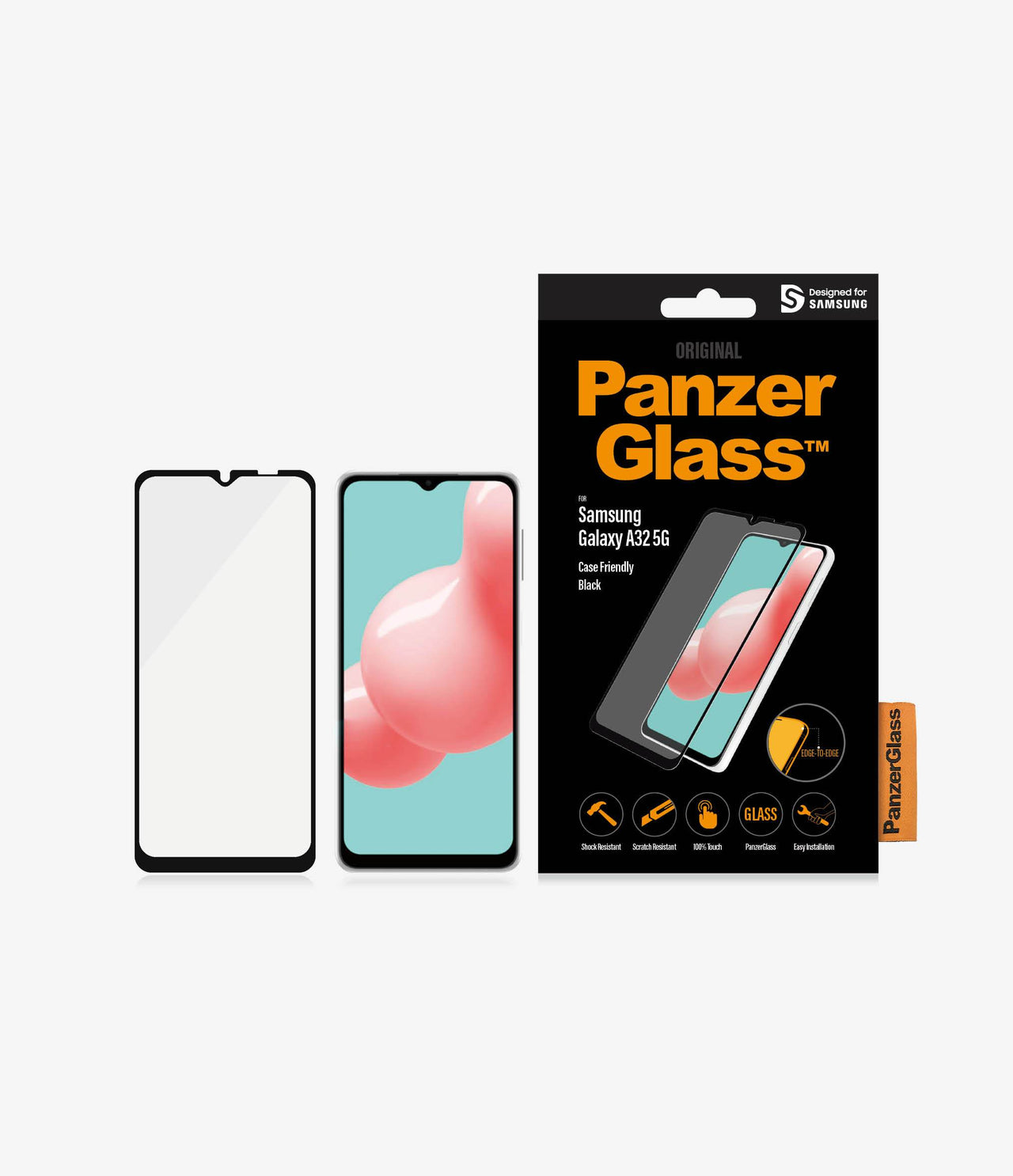 Panzer Glass Screen Protector for Samsung Galaxy A32 5G - Black