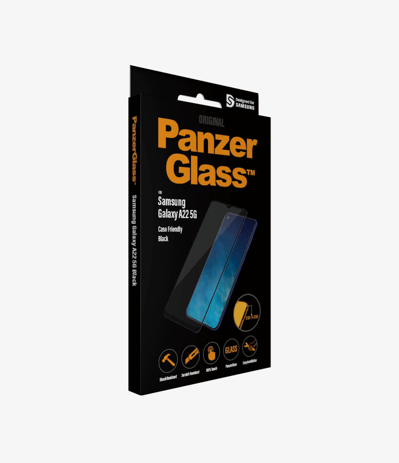 Panzer Glass Screen Protector for Samsung Galaxy A22 5G - Black