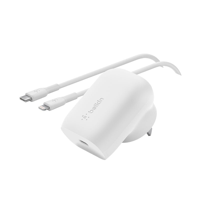 Belkin Boostcharge USB-C PD 3.0 PPS Wall Charger - White