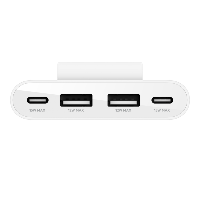 Belkin BoostCharge 4-Port USB Power Extender 2m - White