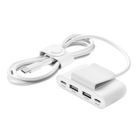 Thumbnail for Belkin BoostCharge 4-Port USB Power Extender 2m - White