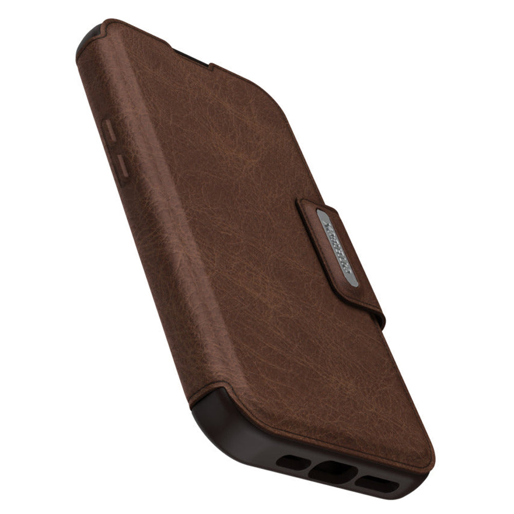 Otterbox Strada Series Magsafe Compatible iPhone Case for iPhone 15 - Brown