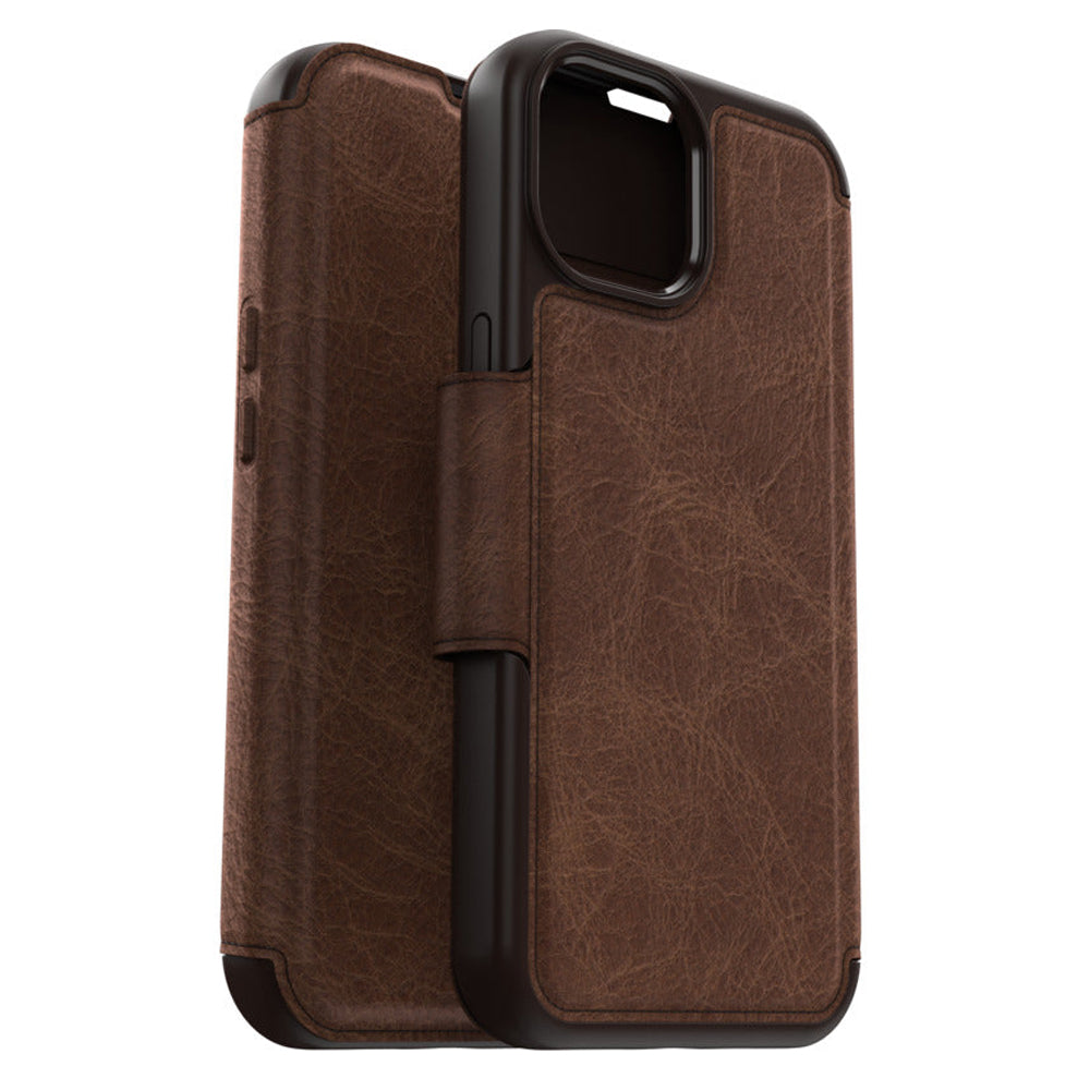 Otterbox Strada Series Magsafe Compatible iPhone Case for iPhone 15 - Brown