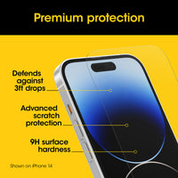 Thumbnail for OtterBox Screen Protector Premium Glass for Apple iPhone 15 Pro - Clear