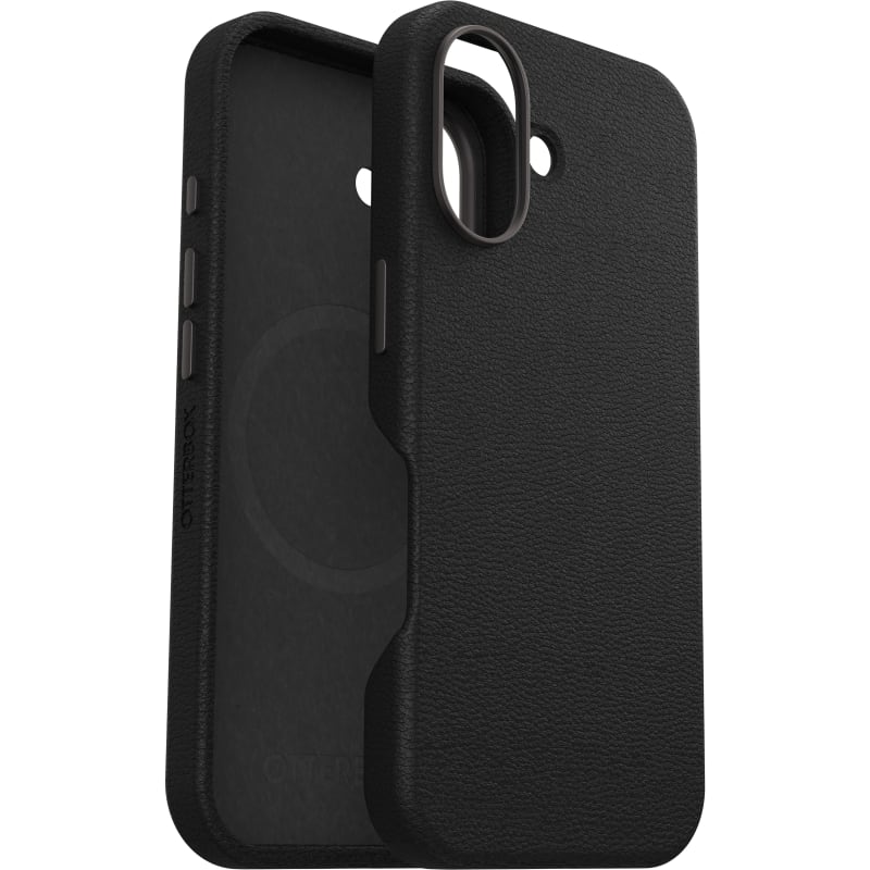 OtterBox Symmetry Cactus Leather Case for iPhone 16  - Black