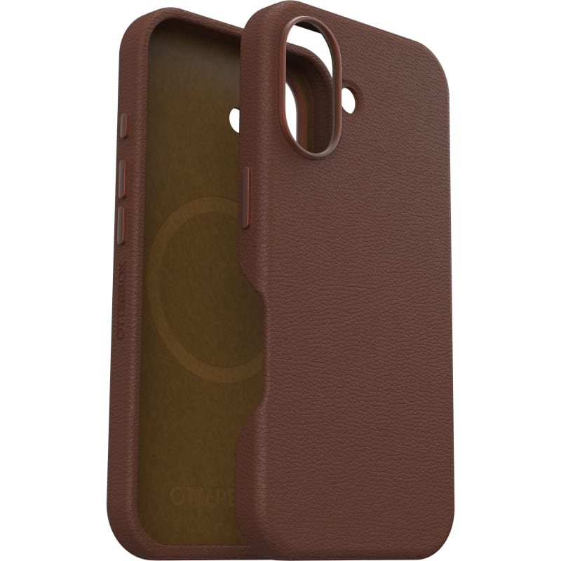 OtterBox Symmetry Cactus Leather Case for iPhone 16  - Brown