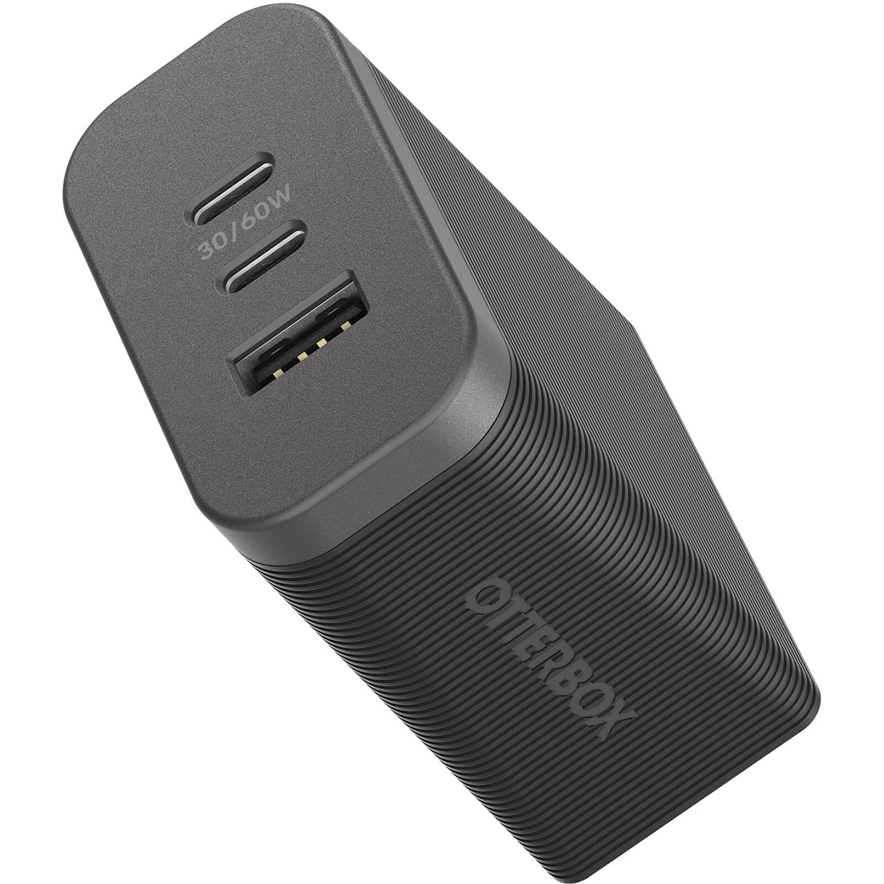 OtterBox USB-C 72W Triple Port Premium P\ro Fast Wall Charger - Black