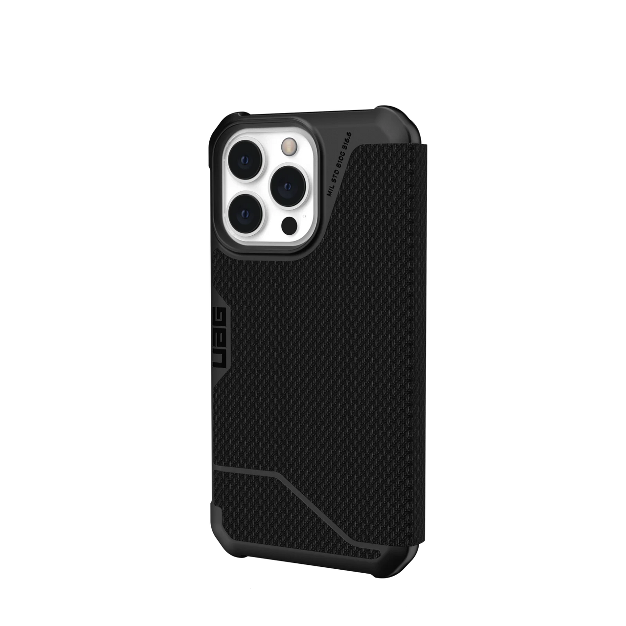 UAG Metropolis Folio 5G Case for iPhone 13 Pro - Kevlar Black