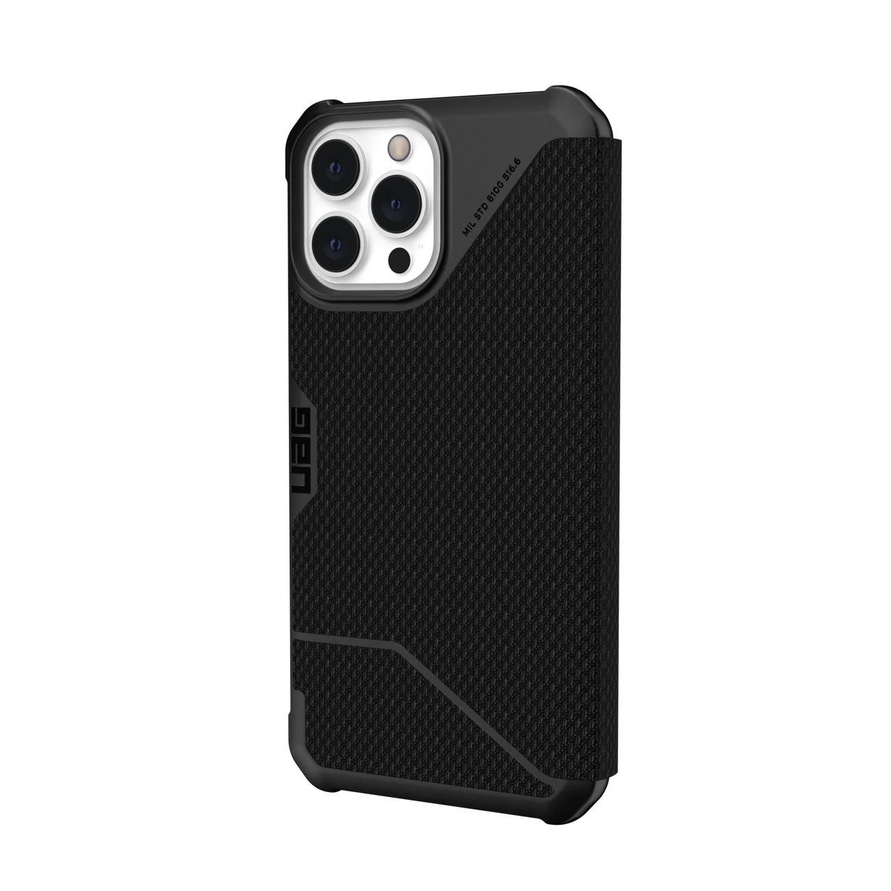 UAG Metropolis Folio 5G Case for iPhone 13 Pro Max - Kevlar Black