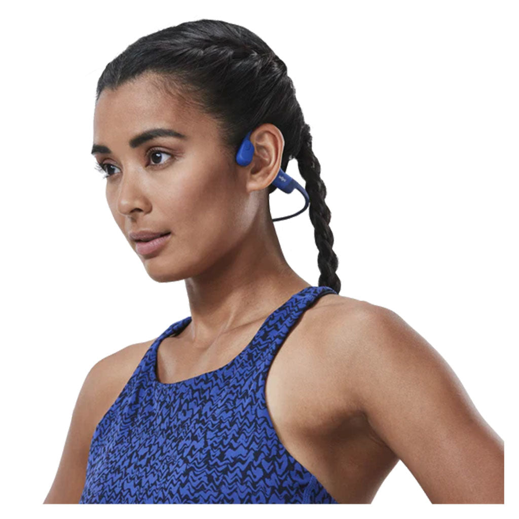 Shokz OpenRun MINI  Bluetooth Open-Ear Endurance Headphones - Blue