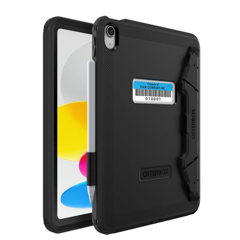 OtterBox Defender EDU Case with Kickstand and Screen Protection For iPad 10.9 - Black