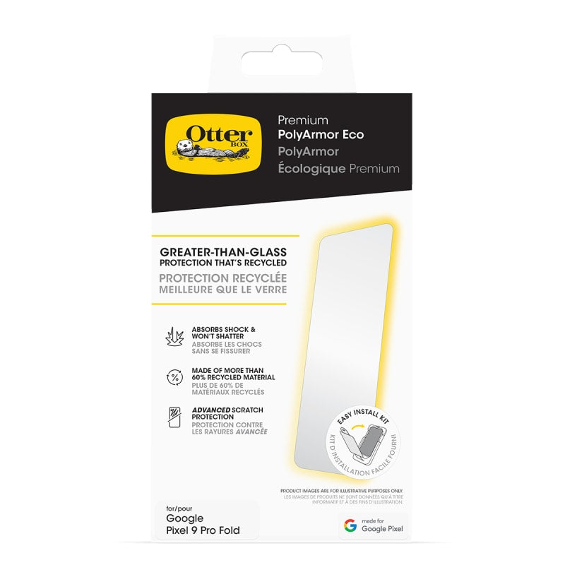 Otterbox Premium Poly Glass For Google Pixel 9 Pro Fold - Clear