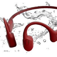 Thumbnail for Shokz OpenRun Bone Conduction Open-Ear Endurance Headphones - Red