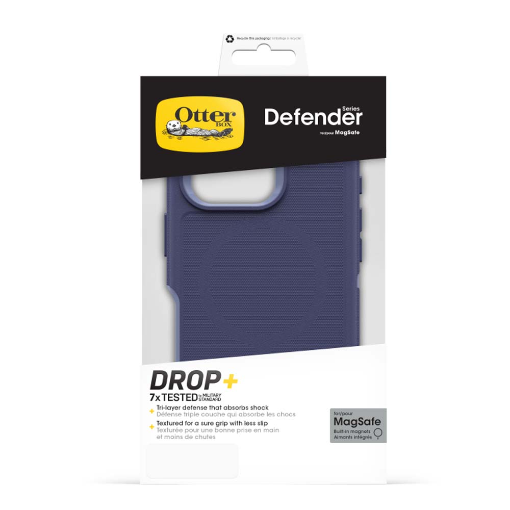 OtterBox Defender MagSafe Back Case for iPhone 16 Pro - Purple