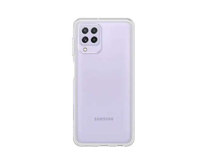 Samsung Soft Clear Cover Case for Galaxy A22 4G - Transparent