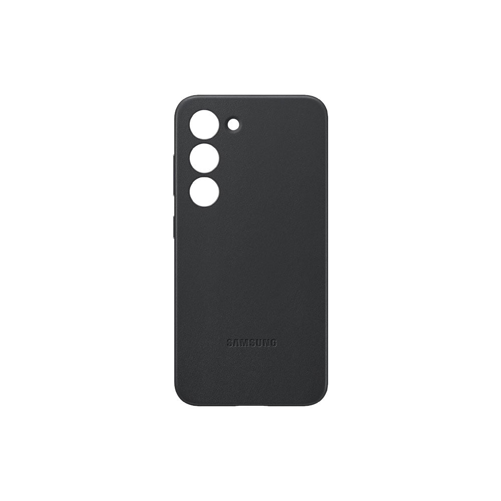 Samsung Leather Cover for Galaxy S23 - Black