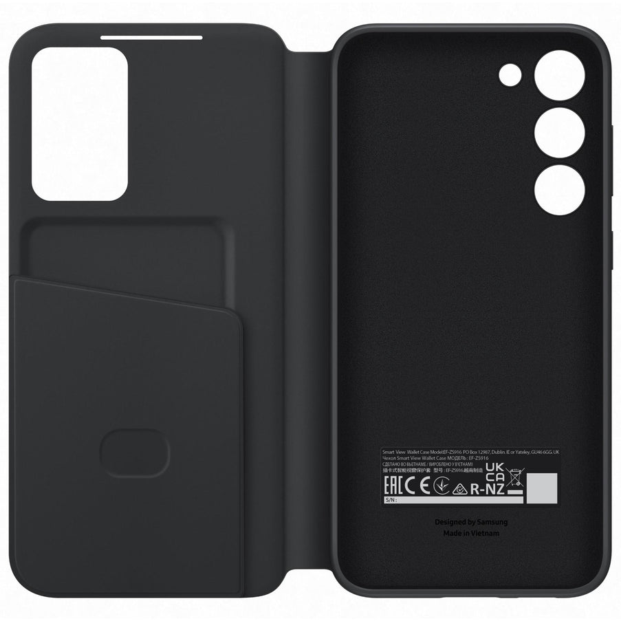 Samsung Clear View Wallet Case for Galaxy S23+ - Black