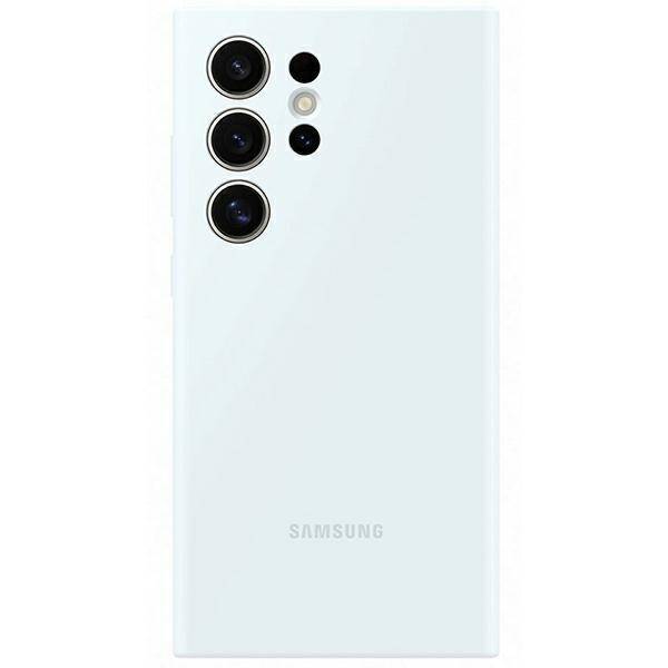 Samsung Silicone Case for Galaxy S24 Ultra - White