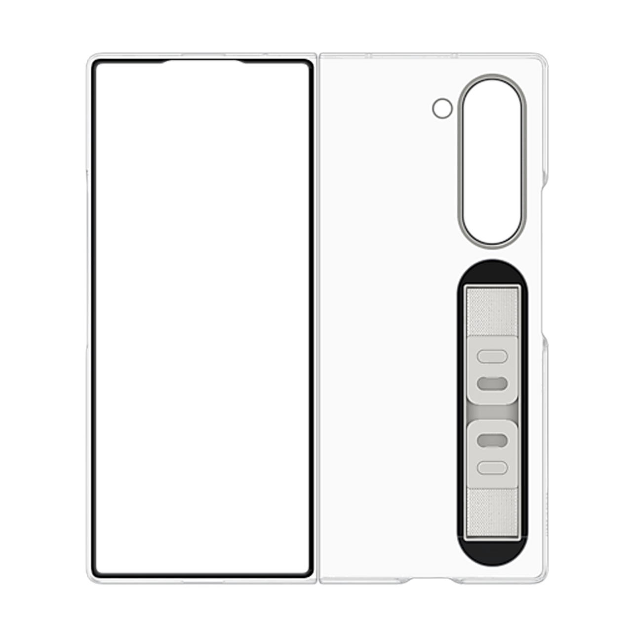 Samsung Case with Grip for Galaxy Z Fold6 - Clear