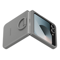 Thumbnail for Samsung Silicone Case with Ring for Galaxy Z Flip6 - Grey