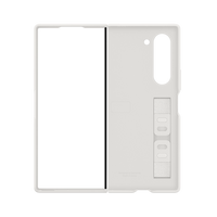 Thumbnail for Samsung Silicone Case with Stand and Grip for Galaxy Z Fold6 - White